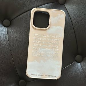 Casetify iPhone 14 Pro Max (Focus on the good) case